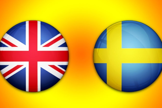 I will translate 500 words from english to swedish, or vice versa