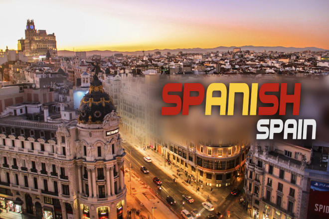 I will translate from english to spain spanish