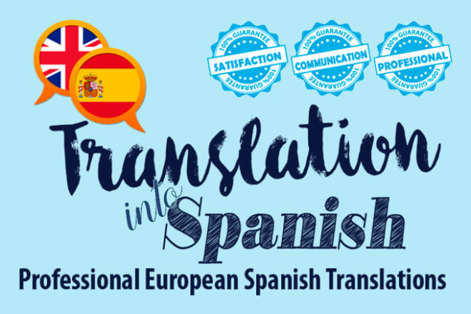 I will translate to spanish, professional translation service