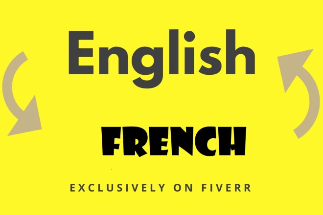 I will translator here from english to french french to english