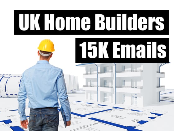 I will uk home builders b2b contact database business email lists