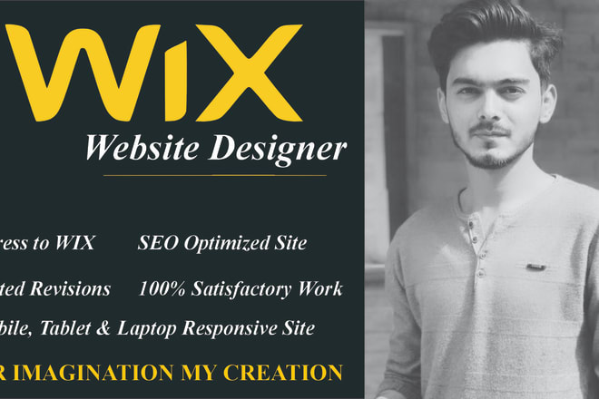 I will update, design and redesign wix website professionally