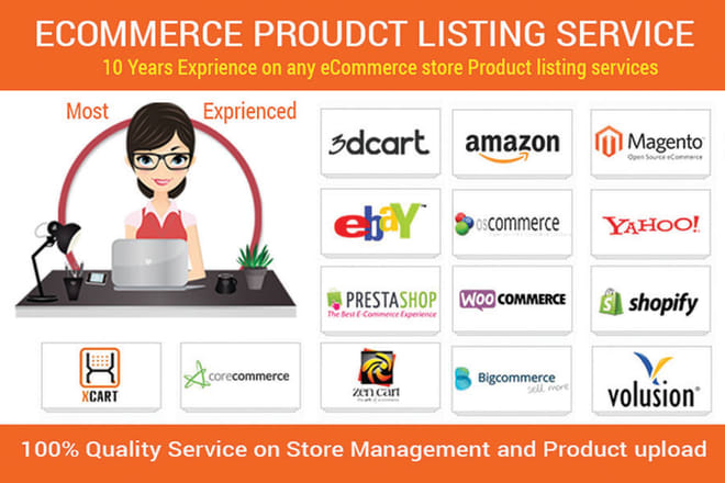 I will upload products to your online store and product SEO service