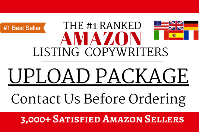 I will upload your amazon listing to your seller central account