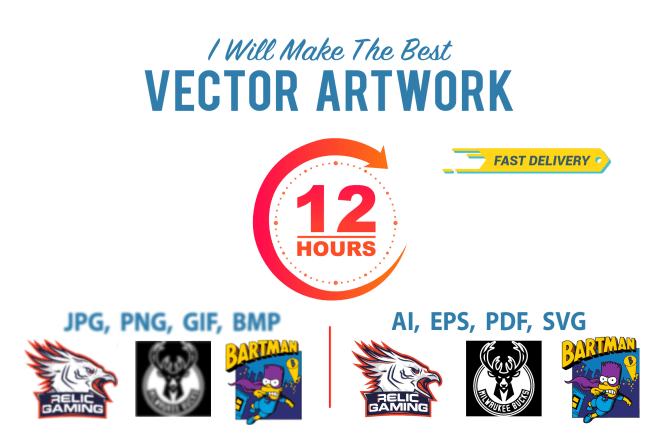 I will vectorise your logo, convert image to vector in 24 hours