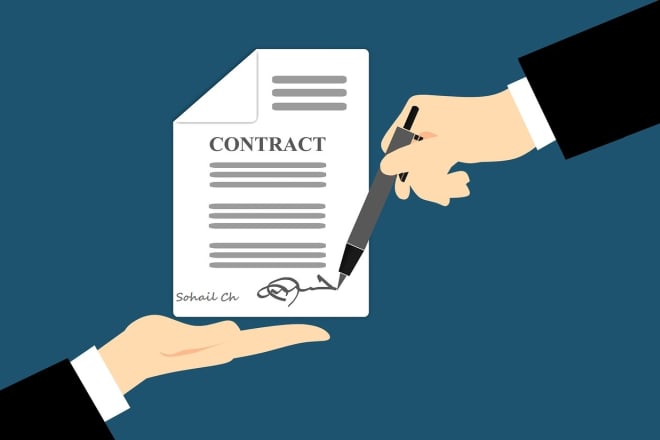 I will write a legal contract and business agreement