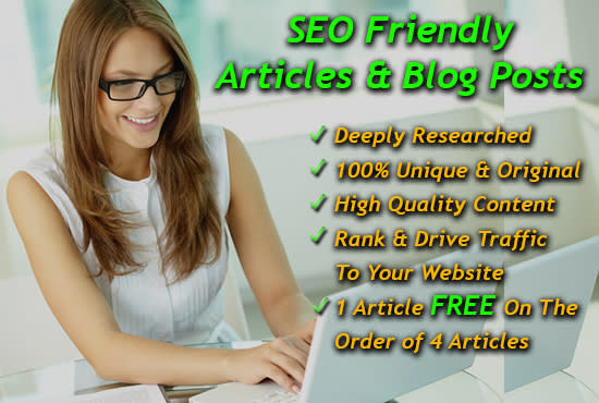 I will write deeply researched SEO friendly article content writing a blog post writers