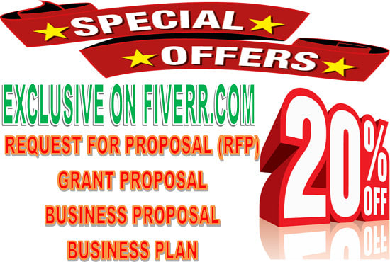 I will write investor business plan, proposal, rfp, grant proposal