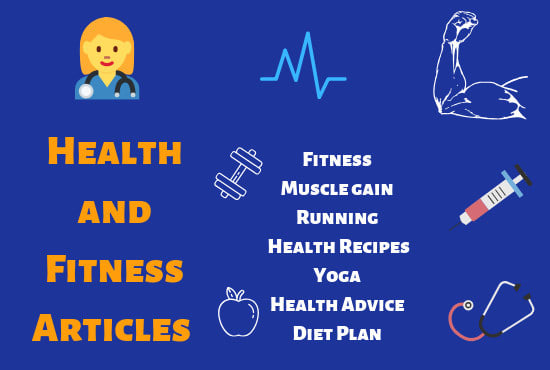 I will write mental health and fitness articles for your blog