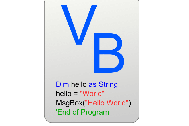 I will write programs in vb6 and vbnet