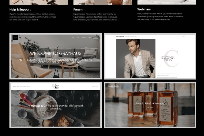 Our studio will create a minimalist website startup package