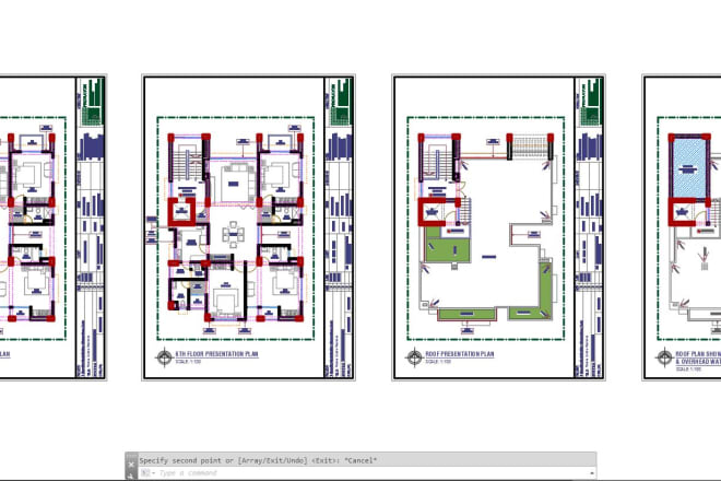 I will 2d floor plans in autocad from pdf or sketch