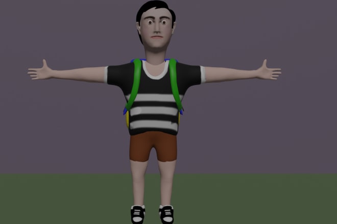 I will 3d modeling and character creation