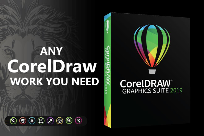 I will any corel draw work you need