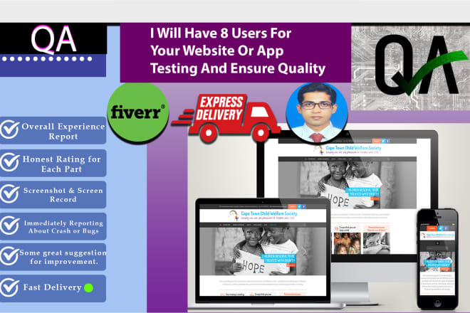 I will audit and provide high quality web, app testing with detailed reports