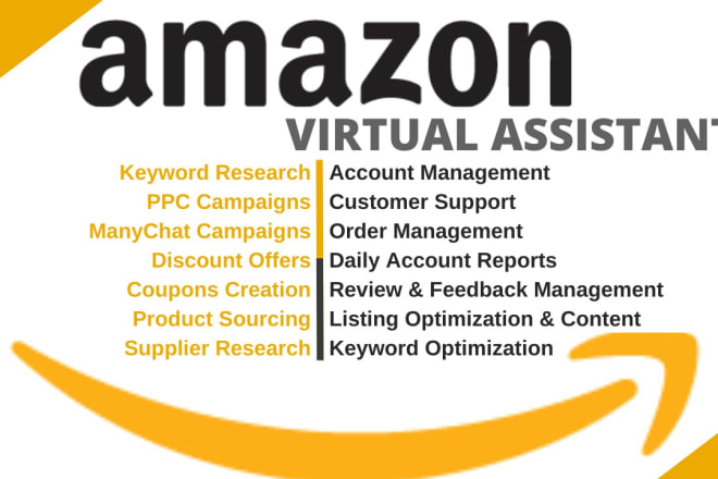 I will be your amazon virtual personal assistant and consultant