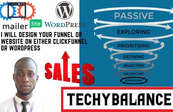 I will be your clickfunnels expert, sales funnel expert, or wordpress expert