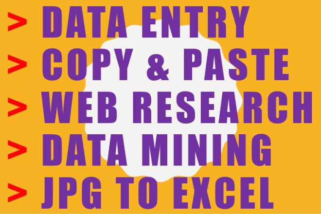 I will be your data entry specialist,lead generation expert web research and copy paste