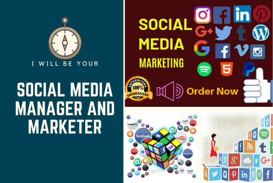 I will be your digital marketer and social media manager