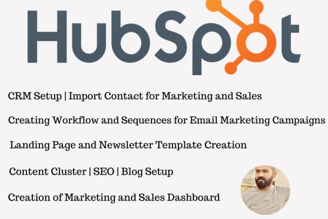 I will be your hubspot marketing and sales expert
