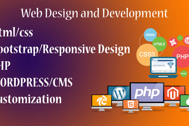 I will be your PHP web designer and developer