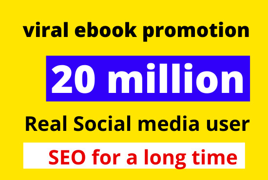 I will best ebook,amazon,etsy,ebay promotion on social media