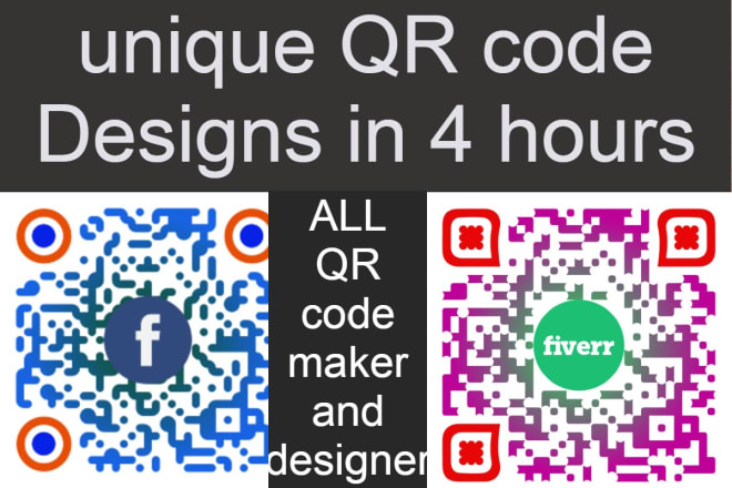 I will best qr code maker and designer of color qr code generating