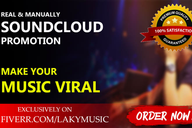 I will best viral music promotion on soundcloud