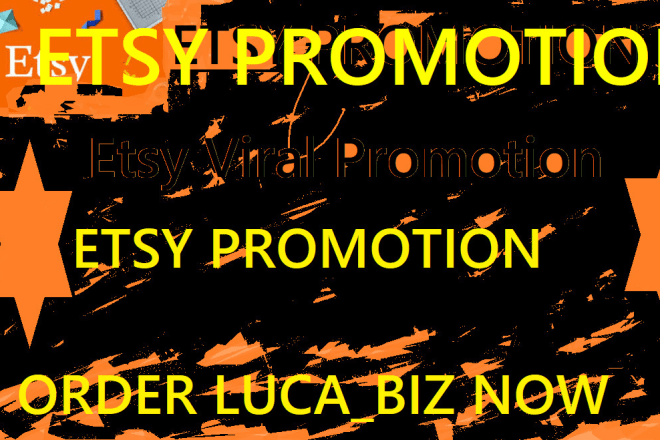 I will boost etsy with traffic, etsy promotion, etsy marketing