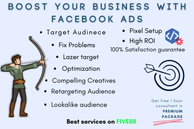 I will boost your business with high performing facebook ads