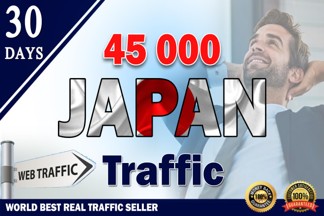 I will bring unlimited organic targeted japan web traffic