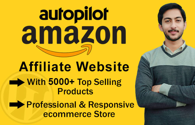 I will build autopilot amazon affiliate store with wordpress