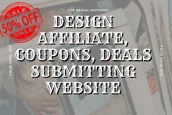 I will build coupons and deals submitting website