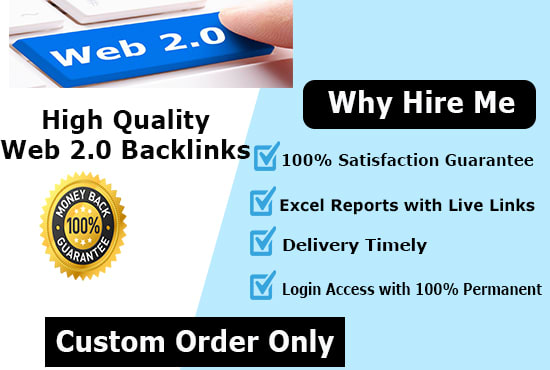 I will build high authority web 2 0 backlinks