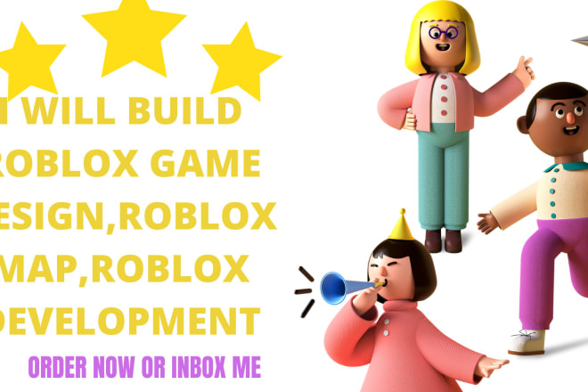 I will build roblox game design, roblox map, roblox development