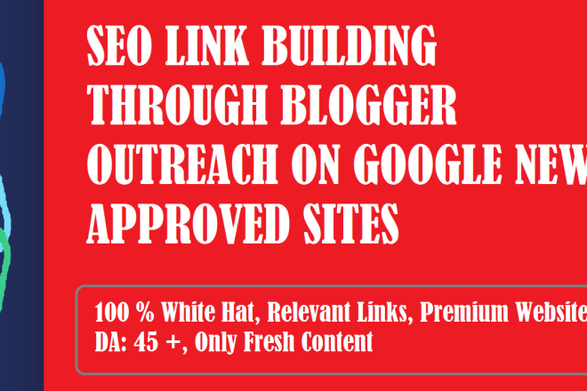 I will build SEO backlinks through blogger outreach on google news approved sites