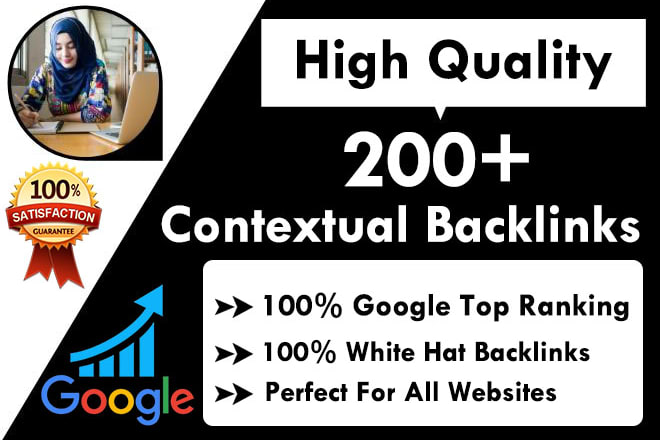 I will build white hat contextual seo dofollow manual backlinks link building service