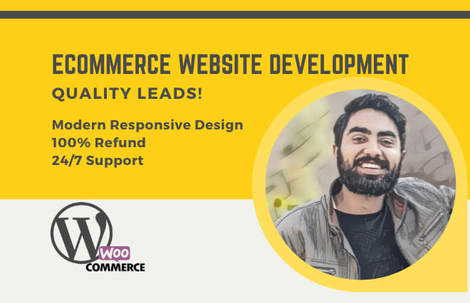 I will build wordpress ecommerce website or online store with woocommerce