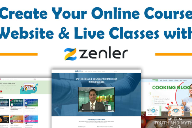 I will build your online course website and live classes with new zenler