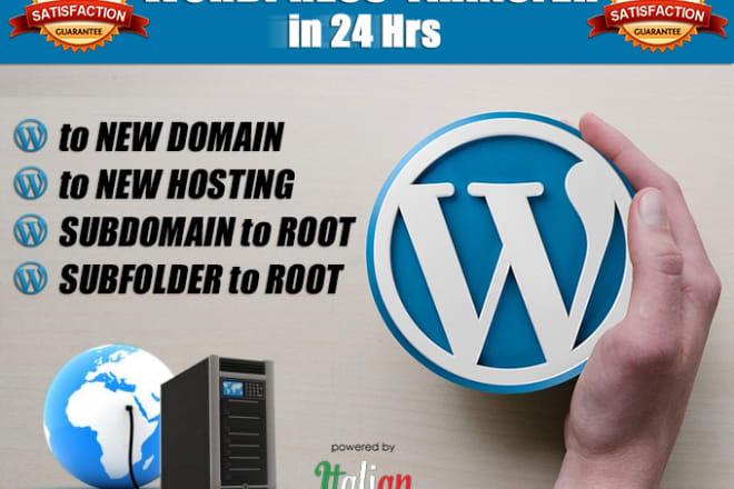 I will clone or migrate wordpress website to a new host or domain