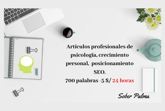 I will content writer psychology, counseling, coaching in spanish