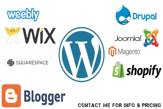 I will convert blogger wix weebly to wordpress website