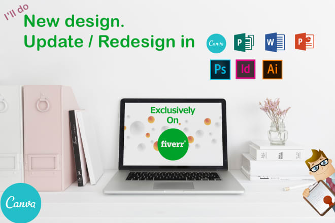 I will convert or redesign in canva