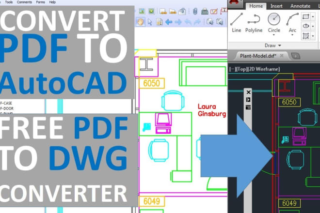 I will convert pdf, image, jpeg, png to autocad dwg or dxf file within 12hrs