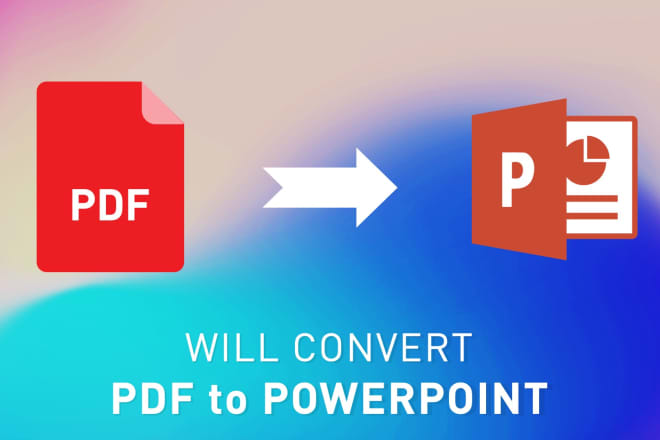 I will convert PDF to powerpoint template