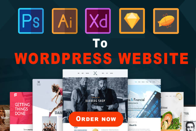 I will convert psd, xd, sketch, zeplin, invision, figma to wordpress website