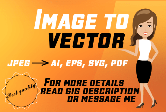 I will convert to vector image