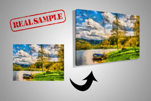 I will convert your 2d canvas image into a 3d canvas mockup
