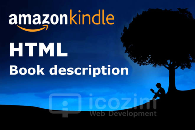 I will convert your amazon book description to HTML with colors