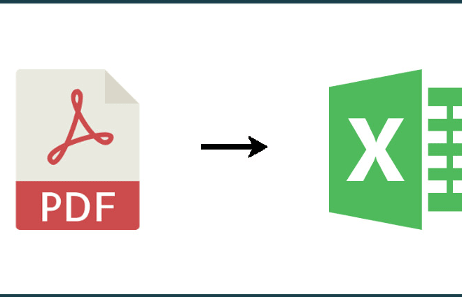 I will convert your data from pdf or word to excel
